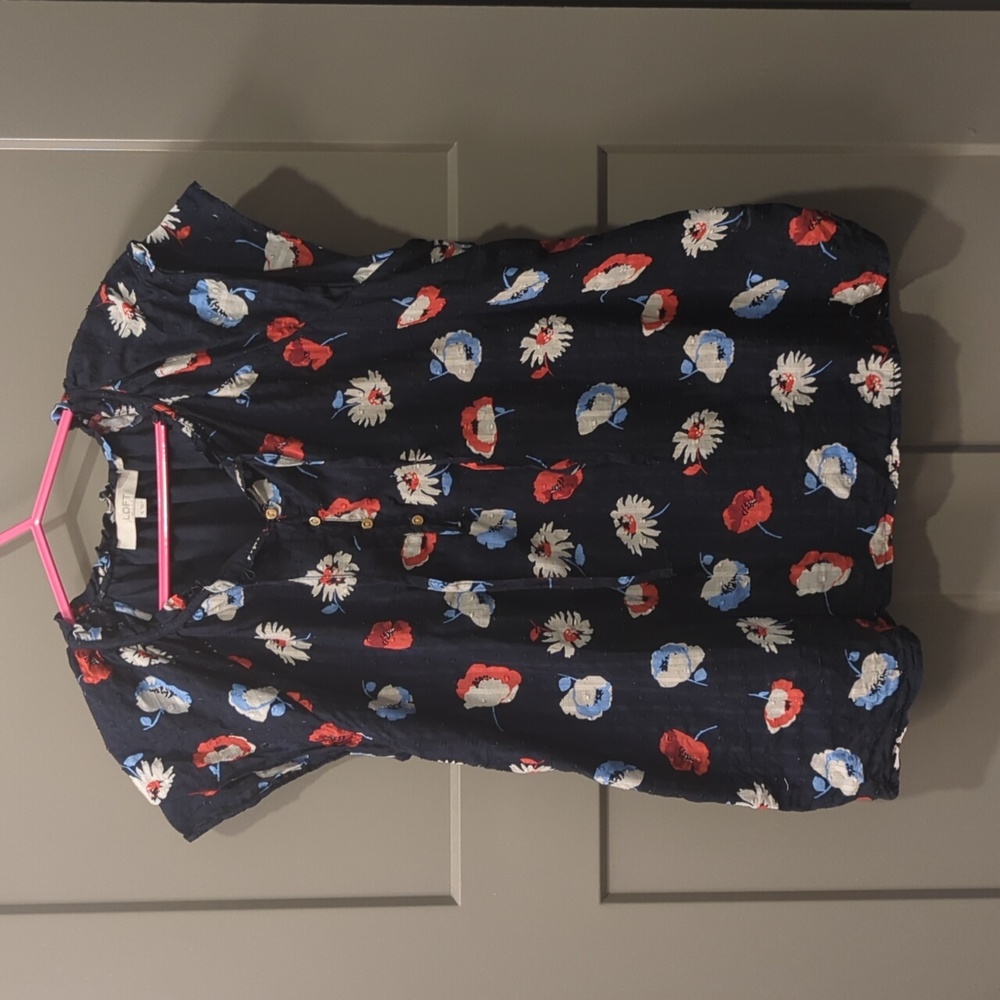 Loft short sleeve blouse